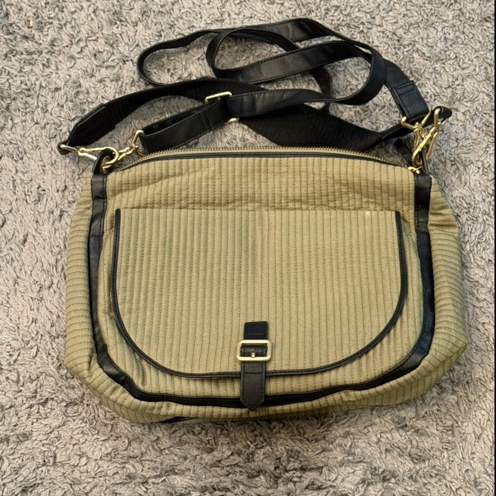Stylish Olive Green Crossbody Bag
